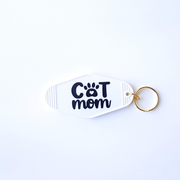 Motel Keychain DOG MOM/CAT MOM - Picture 3 of 3